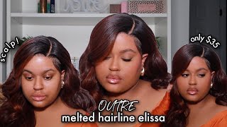 😍✅ YES YES! Outre Melted Hairline Synthetic Glueless HD Lace Front Wig - ELISSA