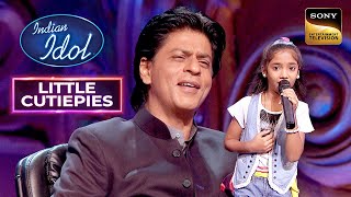 'Mere Khwabon Mein' पर Sugandha की Singing से Inspire हुए SRK | Indian Idol Junior| Little Cutiepies