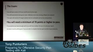BSides DC 2019 - Preparing for Offensive Security Penetration Testing - Kali (PWK) course - OSCP