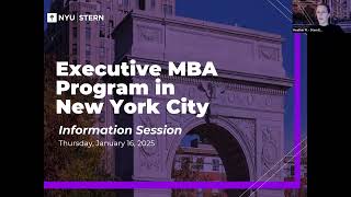 NYU Stern EMBA NYC: Information Session