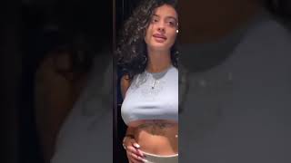 Malu Trevejo showing off her body Pt1