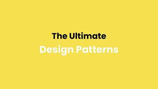 Design Patterns in Plain English | Mosh Hamedani 1 #java #course #html #html5 #js #javascript