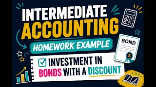 Homework Example - Bond Investment with a Discount - Intermediate Chapter 12