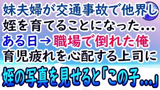 【感動する話】両親が他界し妹と暮らしていた俺。ある日、妹夫婦が交通事故に遭い姪を引き取り育てることに。育児疲れを心配する女上司に姪の写真を見せると、彼女「この子って…」【泣ける話】