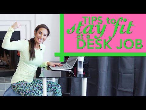 Tips to Stay FIT at a Desk Job | Natalie Jill Tips to Stay FIT at a Desk Job | Natalie Jill