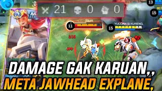 💯% Easy Kill🔥Build Jawhead Explane Broken Damage - Build Jawhead Tersakit - Mobile Legends