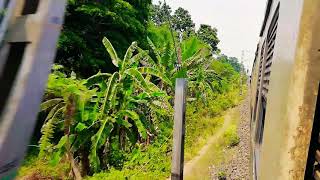 Up Barasat Bongaon EMU Through Speedy Passing Bibhuti Bhushan Halt Station