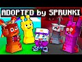 Adopted by HORROR SPRUNKI in Minecraft!