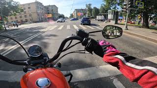 Harley-Davidson sportster 883 day in St.Petersburg ASMR