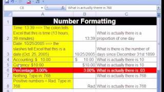 Excel Basics #13: Percentage Number Format