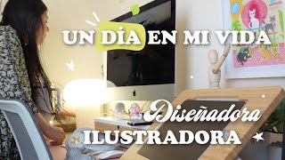 Un día en mi vida como Diseñadora e Ilustradora Freelance - Cozy Art Vlog - vida tranquila🌷