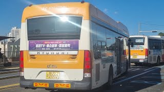 울산 u bus 한성교통 705번 주행영상 (목화예식장~농수산물도매시장)구간