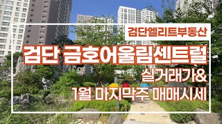 검단신도시아파트 검단금호어울림센트럴 1월 마지막주 매매 얼마야? 실거래가 참고!