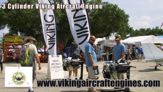 Viking Aircraft Engine, Viking 3 cylinder aircraft engine conversion, Sport Aviation Showcase