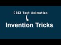 CSS3 Text Shadow Animation Effect | CSS Text Animation Effects
