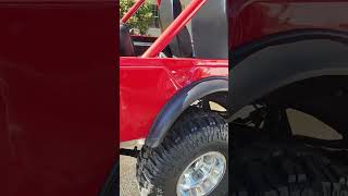 Sidepipes and headers on a 1978 Jeep CJ-5 360 V8 #jeep #restoration #v8 #amc