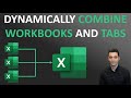 Excel Tips - Combine Multiple Tabs or Worksheets into One | Power Query