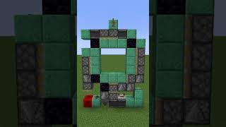 3x3 Piston Door #minecraft #tutorial #redstone #doors #pistons #shorts