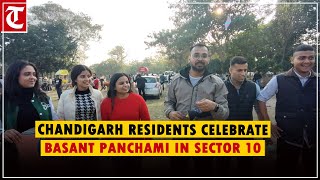 Chandigarh residents get together to celebrate Basant Panchami in Sector 10