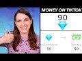 Explaining Earning Money on TikTok: Coins and Diamonds to Dollars!