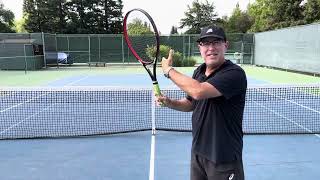 Quick Tip: Extending the arm on a tennis forehand when it seems difficult to develop.