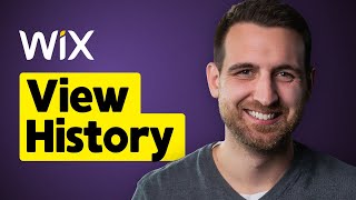 How to View Site History on Wix