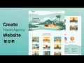 Travel Website Using HTML CSS and Javascript | Step by Step Tutorial | Fast Code
