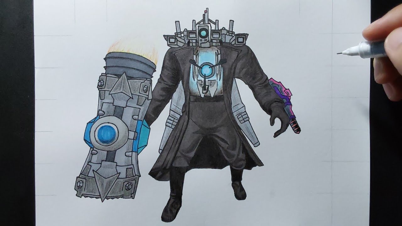 Como Dibujar Upgraded Titan Cameraman Skibidi Toilet Como Desenhar My