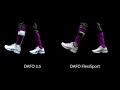 Brace movement | DAFO 3.5 and  DAFO FlexiSport side-by-side comparison