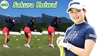 Sakura Koiwai 小祝さくら 日本の女子ゴルフ スローモーションスイング!!!