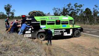 2010 QLD Variety Bash - August 4 - Shrek Bus