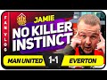 RONALDO DOUBTING OLE? Manchester United 1-1 Everton | JAMIE FAN VLOG