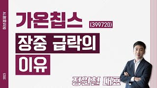 가온칩스 (399720) - 장중 급락의 이유?!