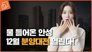 수도권 갓성비 분양 단지 찾는다면? 여기를 주목하세요! 경기 안성 12월 분양 단지 총정리!