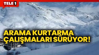 Erzurum Palandöken'de çığ düştü! Milli takım çığ altında! 1 ölü 3 yaralı...