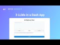 Anthropic, OpenAI and Gemini in a Python Data App