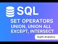 SQL Tutorials | Set operators