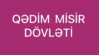 Qədim Misir dövləti