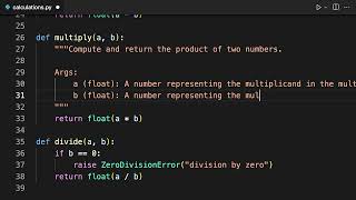 Creating Python Function docstrings and Running doctests