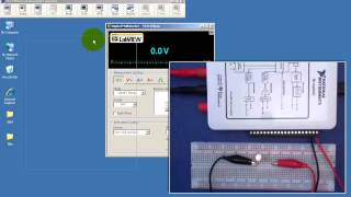 NI myDAQ: Measure current with a shunt resistor and DMM voltmeter (demo)