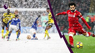 Premier League Football In The SNOW! ❄️🥶 | 2024 Edition