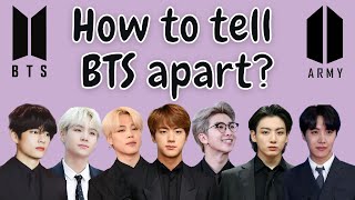 How to tell the members of BTS Apart