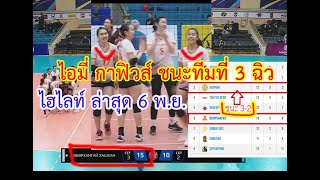 ไฮไลท์เซต 5 วอลเลย์บอลลีกมองโกเลีย ทีมไอมี่ กาฟิวส์ ชนะทีมอันดับที่ 3 เฉียดฉิว 3-2 เซต