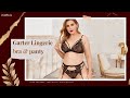 Garter Lingerie Try on Haul with Mafe | Avidlove