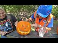 halloween with handyman hal skeletons pumpkin carving and treat or treating