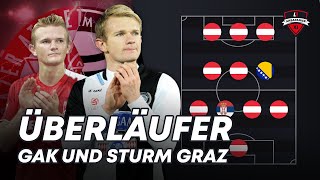 Grazer Überläufer: Diese Spieler liefen für den GAK und Sturm auf I #Ansapanier