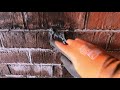 Brick cleaning smoke damage removal dustless blasting sandblasting