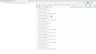 Javascript image loading error handler RAW VIDEO