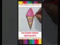 menggambar ice cream mixue dari huruf v shorts drawing art mixue mixueicecream mixueindonesia