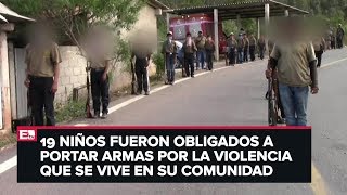 Grupos indígenas convierten a niños en policías comunitarios